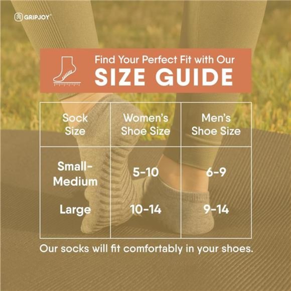 Grip Socks for Women and Men - Non Slip Socks - Yoga Socks with Grippers - Picture 4 of 6